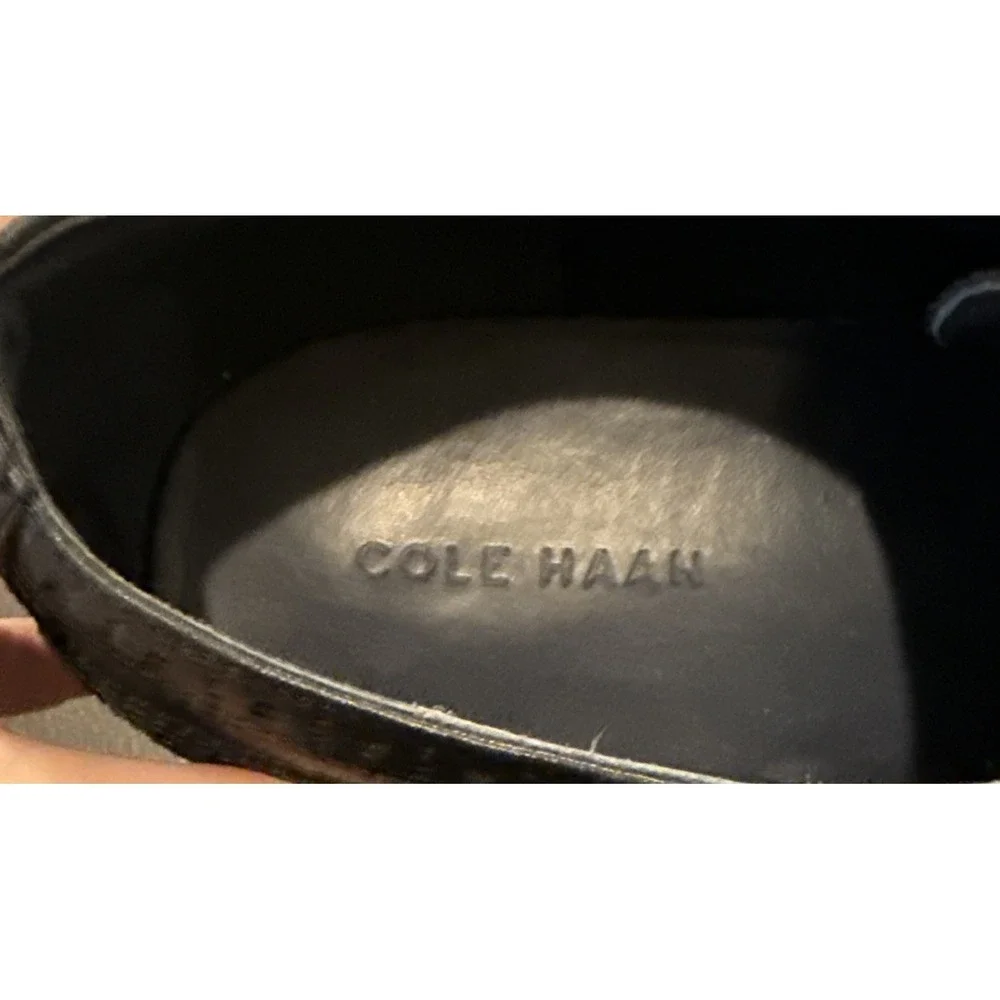 Cole‎ Haan Lunar Grand Mens 12 M Wingtip Oxfords Dress Shoes Black C12007